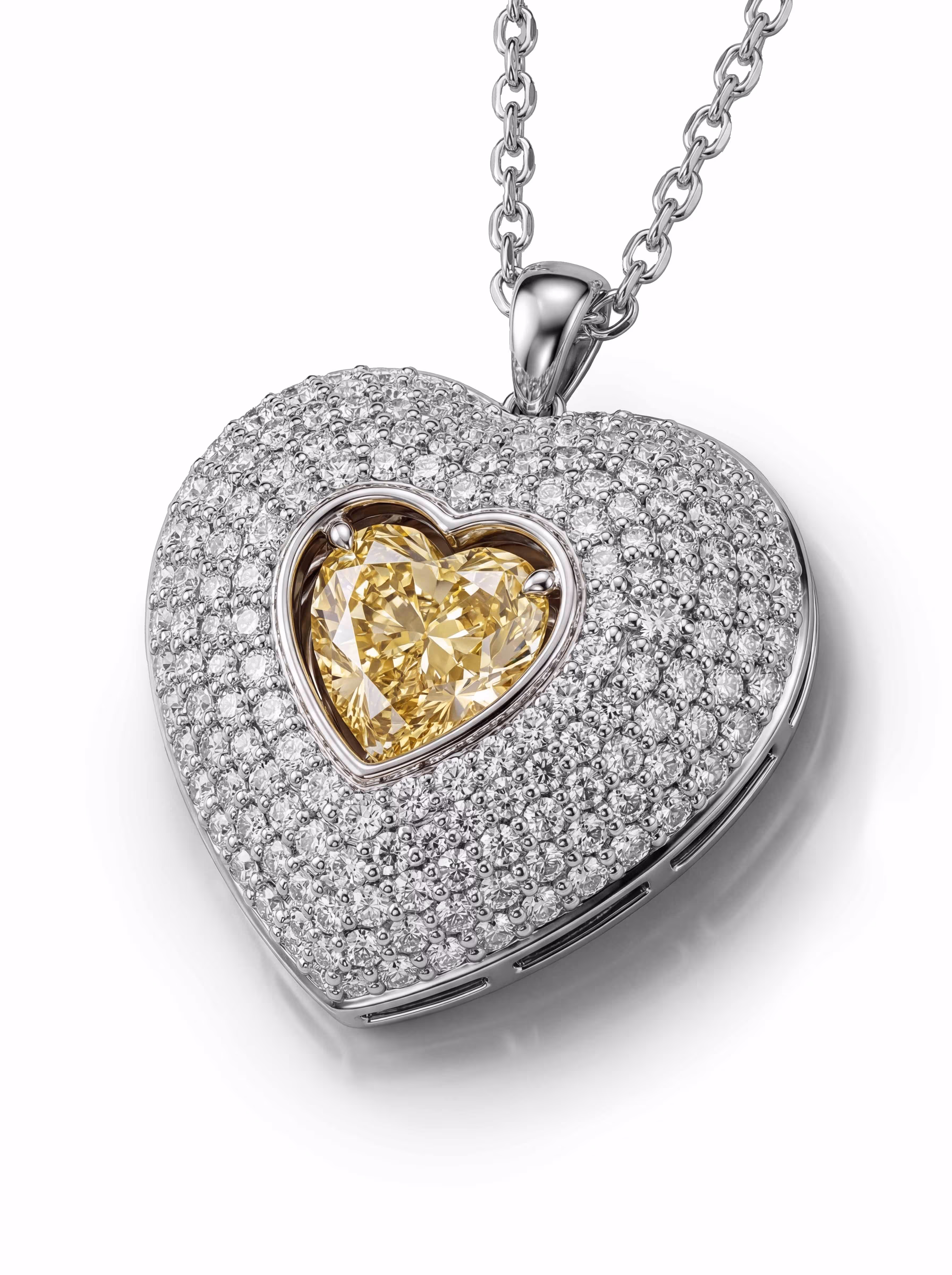 Aurora Pendant — Yellow Diamond